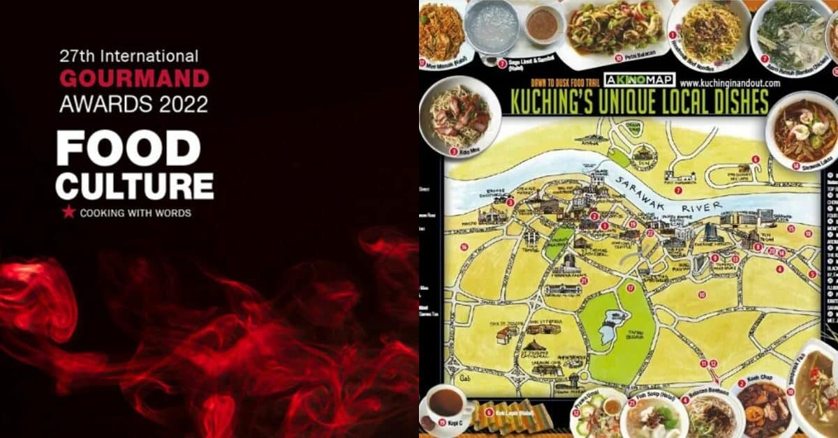 Diiktiraf Oleh UNESCO, Bandar Kuching Rangkul Anugerah Gourmand World Cookbook Award Di Paris