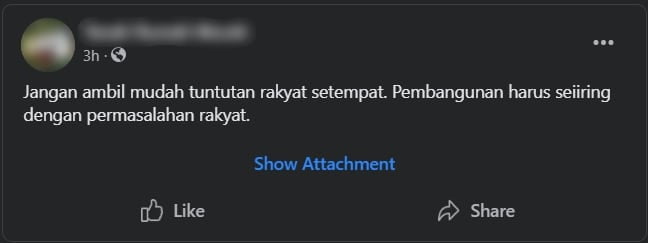'Jangan Ketepikan Hak Rakyat', Penduduk Di Bintulu Berhimpun Untuk Tuntut Tanah