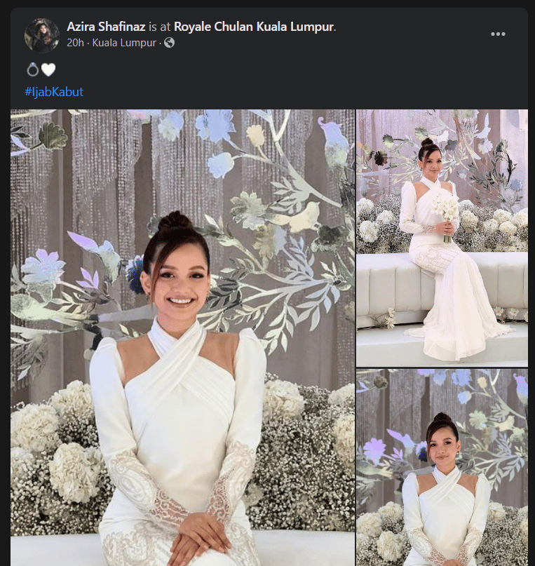 Pelakon Muat Naik Gambar Kahwin, Tetapi Kapsyen Pula Jadi Perhatian Netizen Sarawak