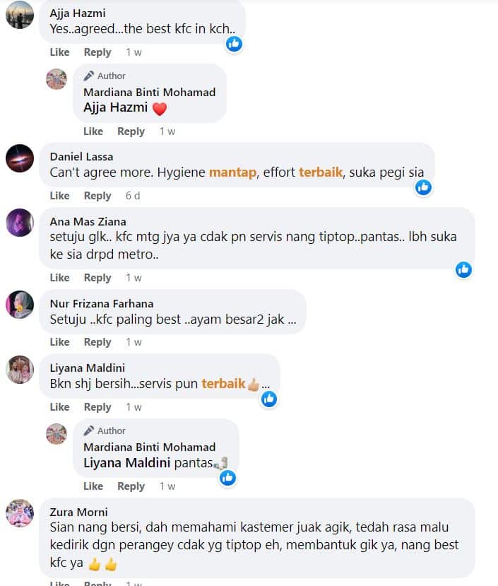 'Boleh Dianugerahkan Cawangan Paling Bersih', Wanita Ini Puji Disiplin Pekerja OKU KFC Matang