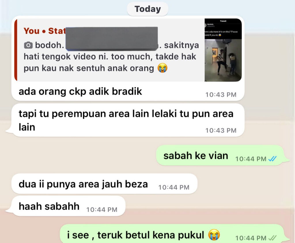 Belasah Remaja Wanita Tanpa Belas Kasihan, Netizen Bengang Dengan Lelaki Dayus Ini
