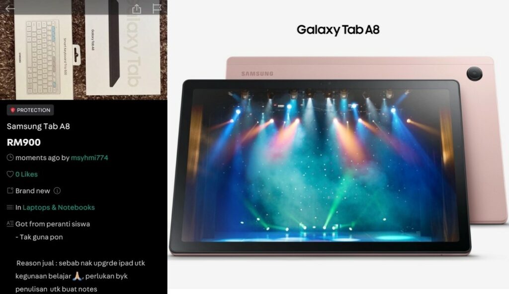 Sanggup Jual Tab Peranti Siswa Semata Untuk Beli Ipad, Pelajar Ini Dikecam Ramai