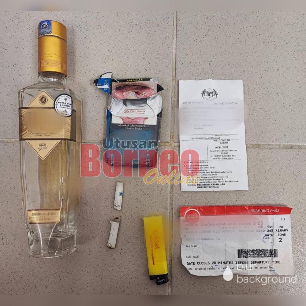 Selamba Merokok Dalam Pesawat, Seorang Lelaki Didenda RM 10K Di Kota Kinabalu