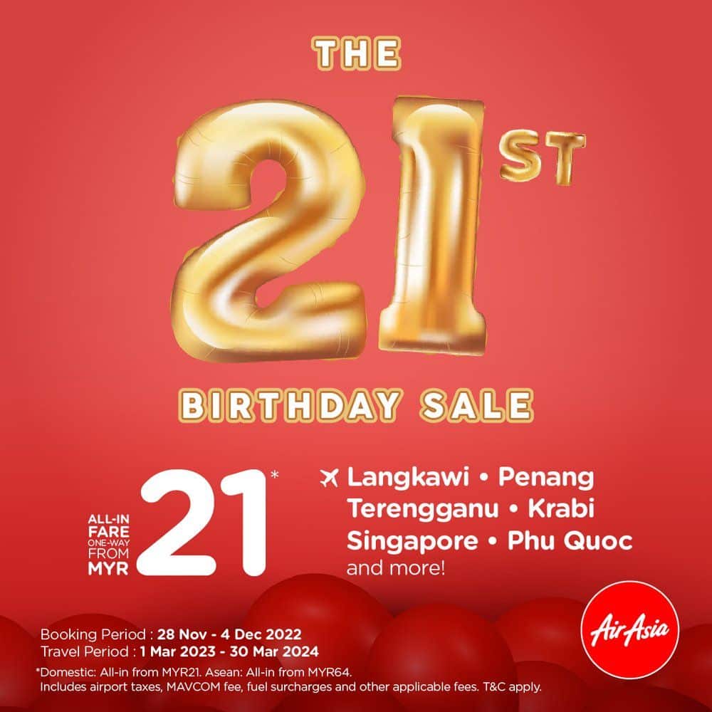 Promosi Kaw-kaw, Air Asia Lancar Tambang Murah RM 21 Ke Kuching Dan KK Siap Pakej 'Free Meals'