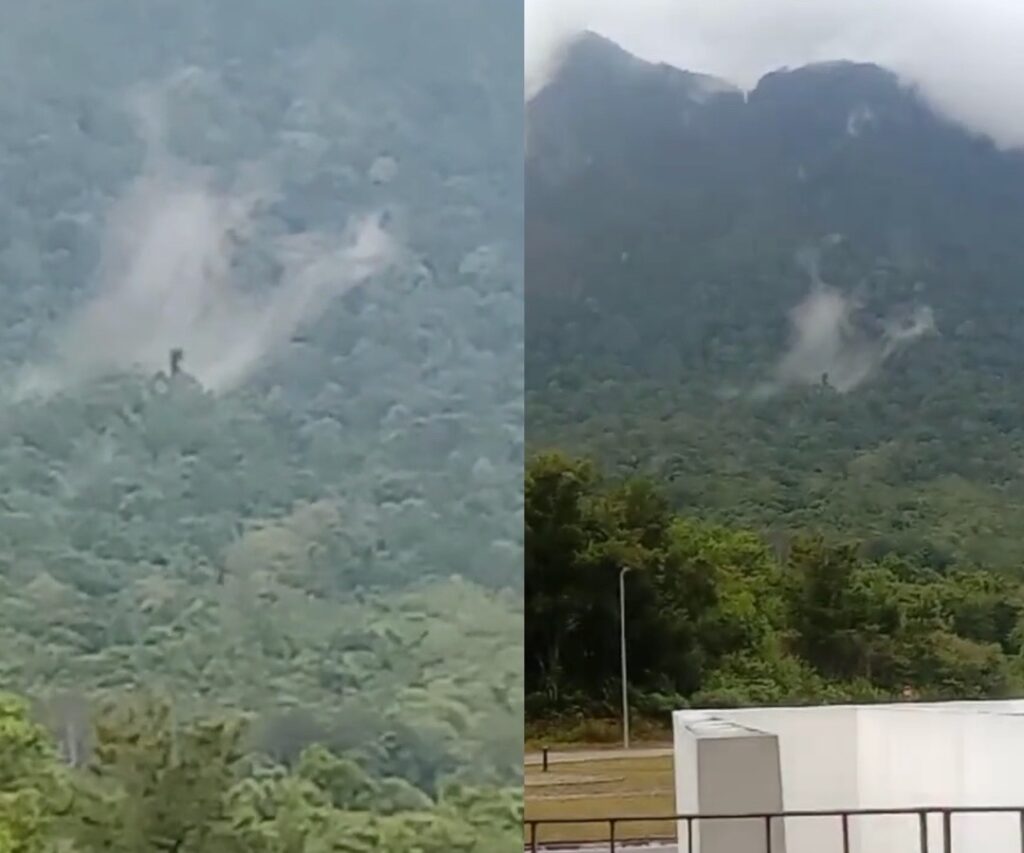 Rakaman Entiti Misteri Beserta Kabus Di Gunung Santubong Cetus Persoalan Oleh Netizen