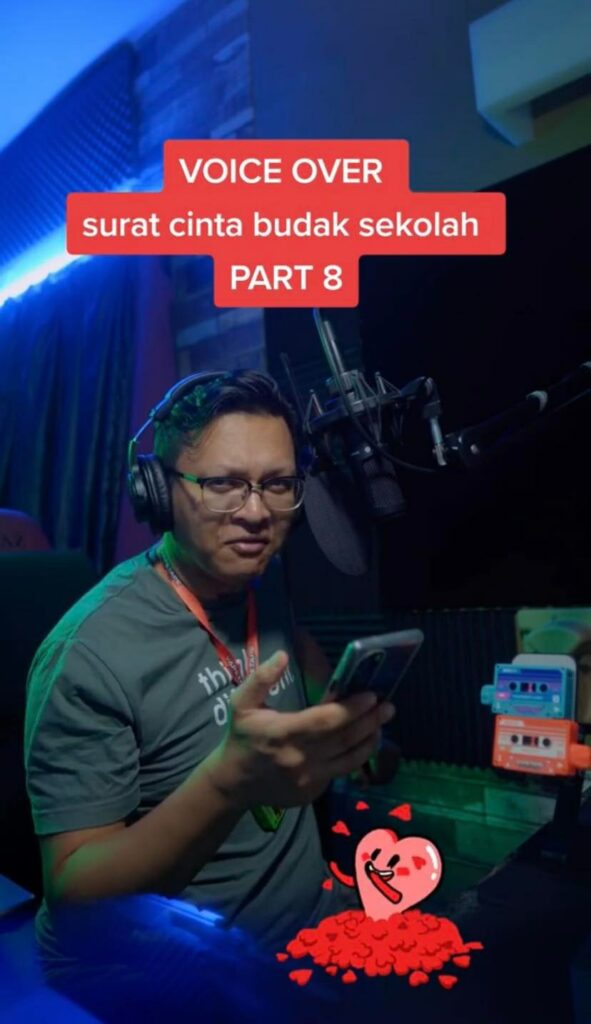 Romantik Bertukar Lucu, Gelagat Tiktoker 'Voiceover' Surat Cinta Bahasa Iban' Ini Cuit Hati Netizen