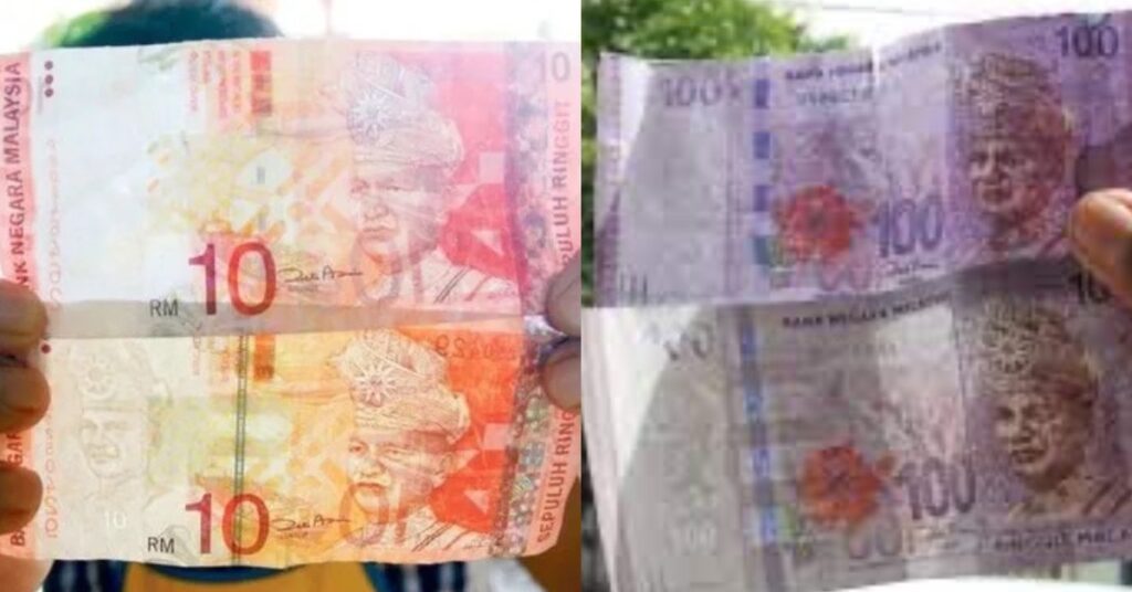 Cetakan Timbul, Ketahui Cara Mengenali Duit Kertas Asli Dan Palsu Untuk Elak Penipuan