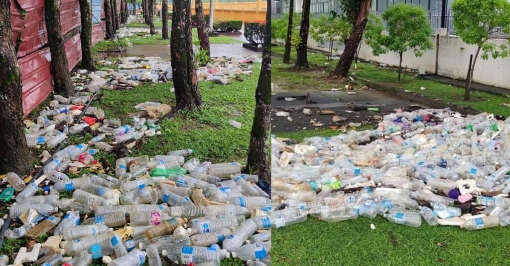 Bintulu Banjir, Tapi Keadaan Timbunan Botol Air Di Waterfront Jadi Bualan Netizen