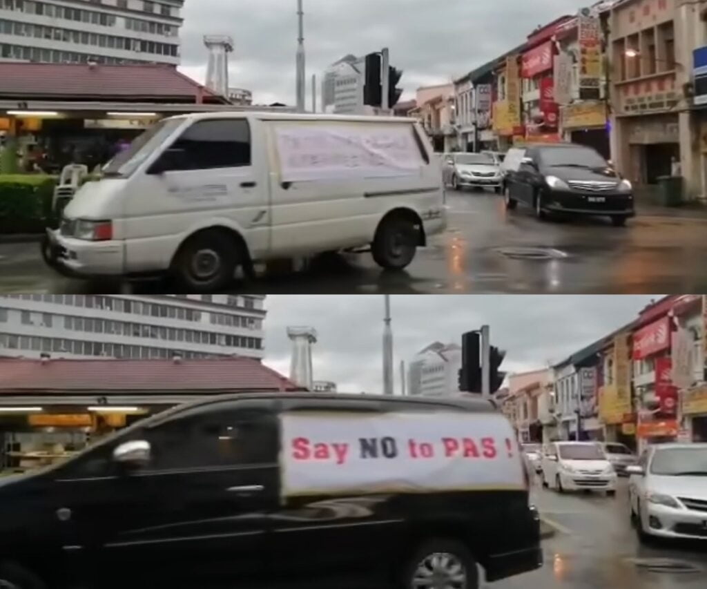 Tular Tindakan Sekumpulan Individu Di Kuching Berarak Demi Tolak PAS Masuk Sarawak