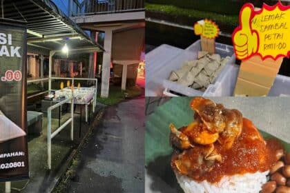 Hanya Seringgit Sebungkus, Warga Kuching Wajib Cuba Nasi Lemak Berlauk Di Jalan Astana Ini