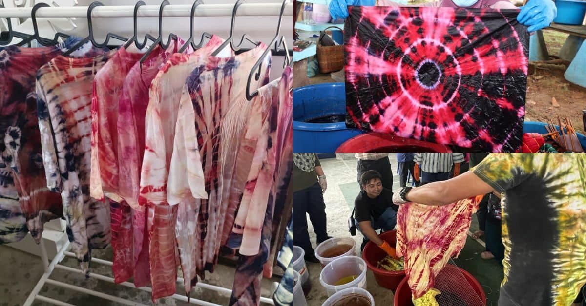 'Ecoprint' Batik Ikat Celup Jadi Tarikan Produk Kraf Tangan Terbaru Di Santubong