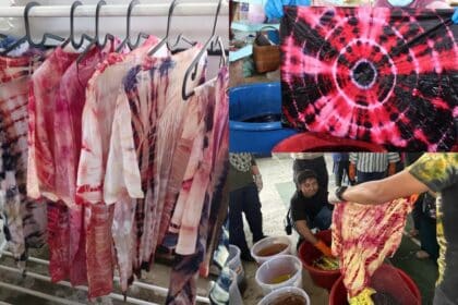 'Ecoprint' Batik Ikat Celup Jadi Tarikan Produk Kraf Tangan Terbaru Di Santubong