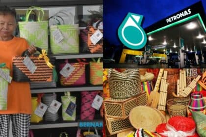 Dukung Ekonomi Gelandangan, Stesen Petronas Sarawak Bantu Komersial Produk Kraf Tangan Mereka