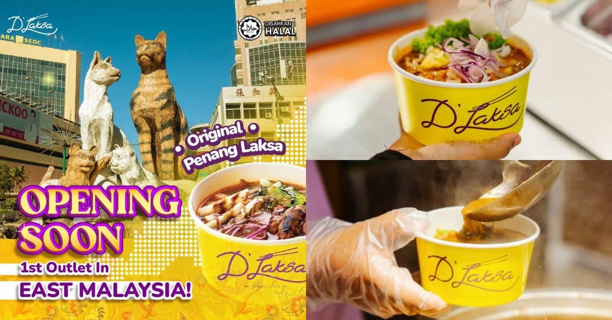 Terkenal Dengan Hidangan Laksa Penang, D'Laksa Kini Buka Cawangan Pertama Di Kuching