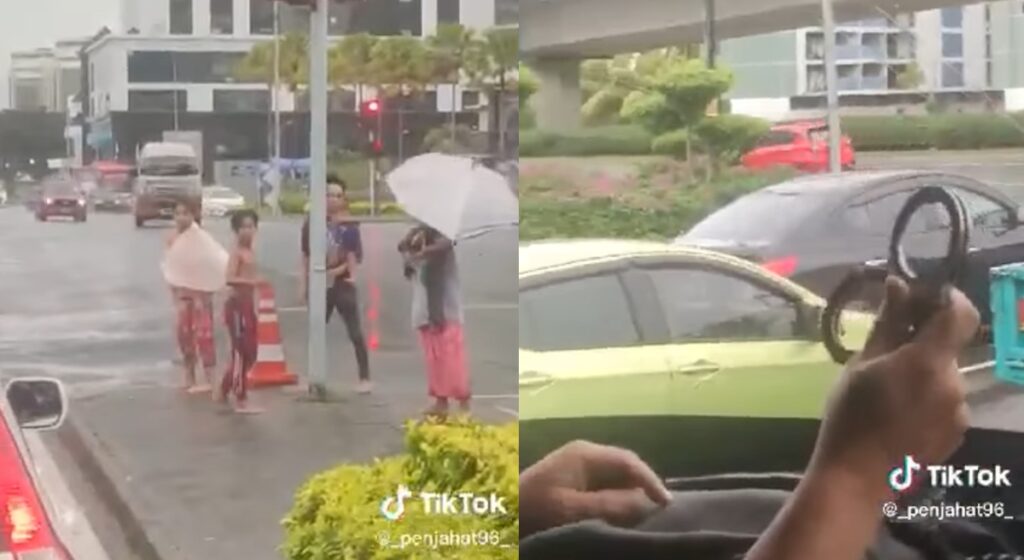 [VIDEO] Tular Lelaki Tunjuk Gari Cuba Menakutkan Kanak-Kanak Kini Dicari Polis