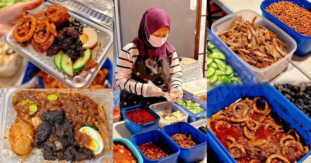 Buat Pemburu Nasi Lemak Malam, Anda Wajib Cuba Nasi Lemak Mak Wan Di TT3 Kuching