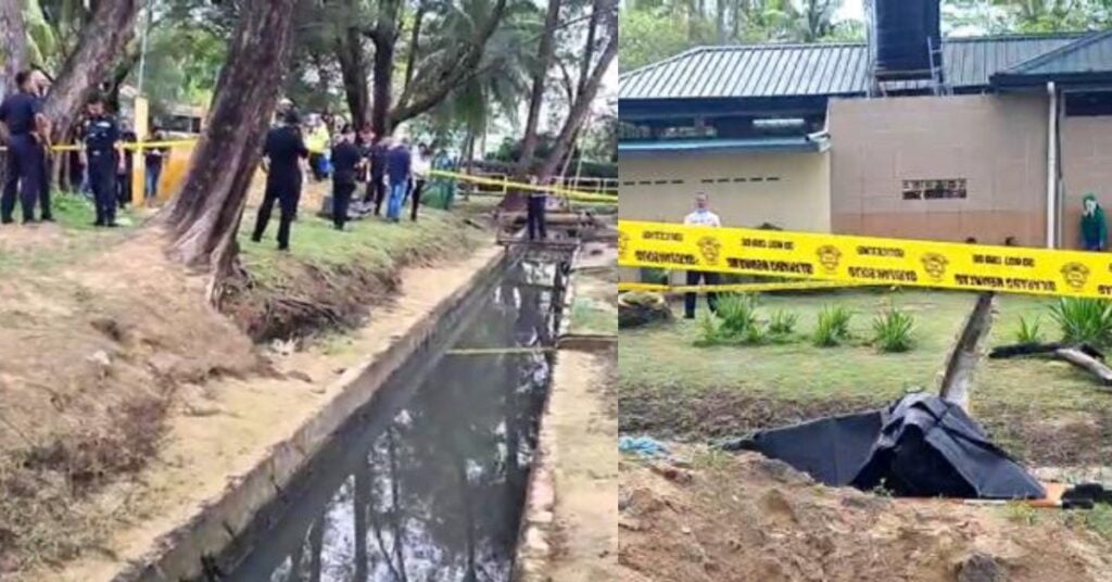 Mayat Lelaki Terapung Dalam Longkang Ditemui Oleh Orang Awam Di Tanjung Aru, Sabah