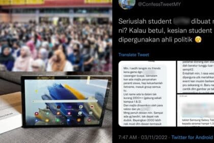 Dijanji Manis Tablet Percuma, Pelajar Universiti Di Samarahan Rasa Terkilan Diperguna Di Musim Berkempen