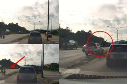 Dua Wanita Melayang Dirempuh Myvi Di Jalan Serian Ini Sempat Dirakam Dashcam Netizen