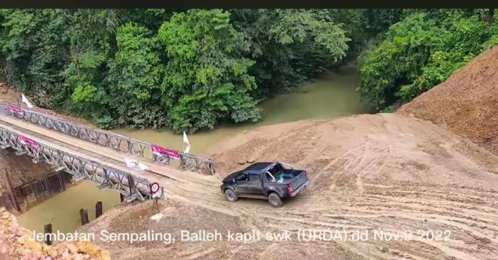 Curam Dan Mencemaskan, Jalan Menuju Ke Jambatan Sempaling, Kapit Undang Kegusaran Netizen