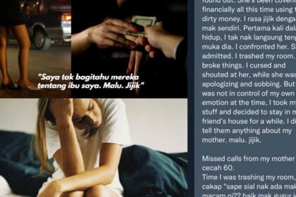 Merasa Jijik Setelah Dapat Tahu Ibunya Jual Diri Demi Tanggung Keluarga, Individu Ini Dikecam
