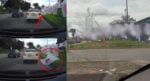 Pacak Bendera Tak Kena Tempat Di Bulatan Kuching, Rakaman Dashcam Ini Undang Geram Netizen