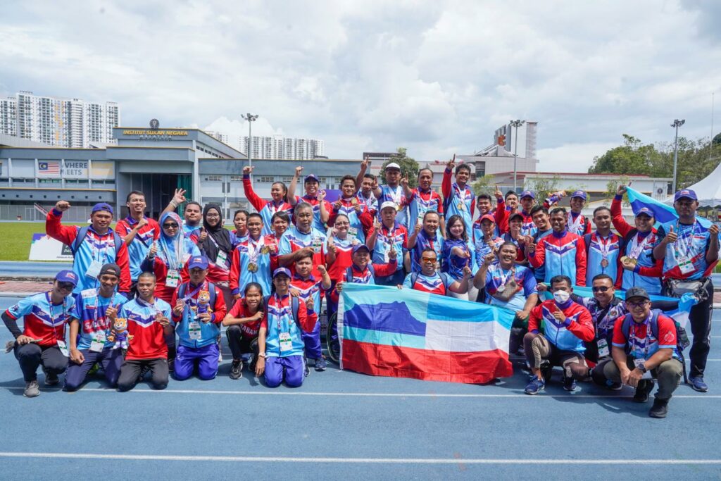 Sabah Sarawak Sapu Bersih 2 Tangga Teratas Untuk Sukan Para SUKMA 2022