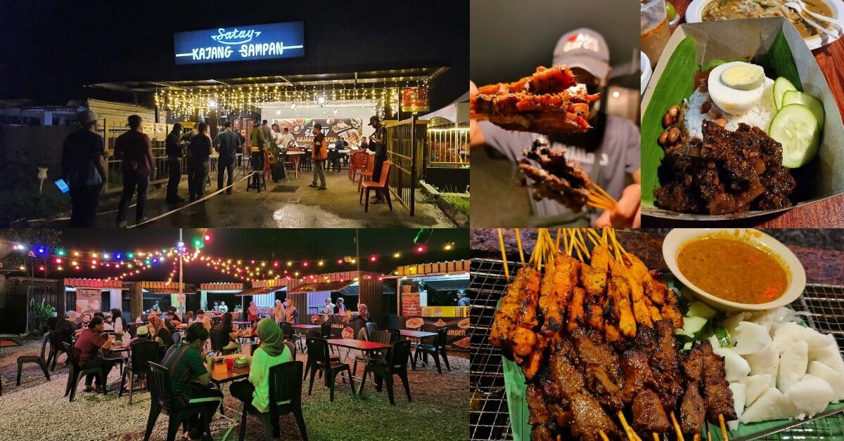 Port Untuk Santapan Malam, The Tapak Satay Kajang Ini Menyajikan Menu Menarik Di Samarahan
