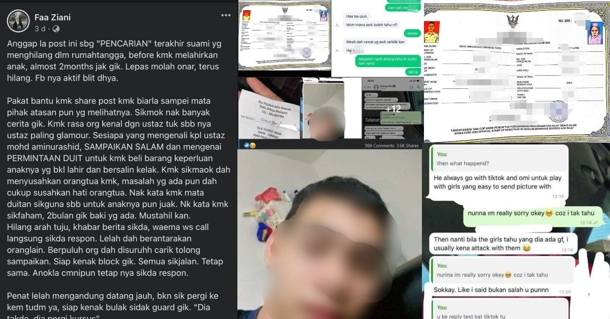 Suami 'Kaki Perempuan' Enggan Pulang, Luahan Hati Isteri Dari Simunjan Ini Undang Prihatin Netizen