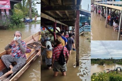 Terpaksa Redah Banjir Untuk Tunaikan Tanggungjawab, Keadaan Di Miri Ini Menyayat Hati Netizen