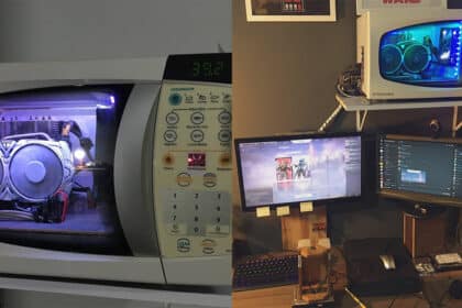 Demi Jimat Duit, Lelaki Dari Brazil Ini Bina PC Hanya Menggunakan Microwave