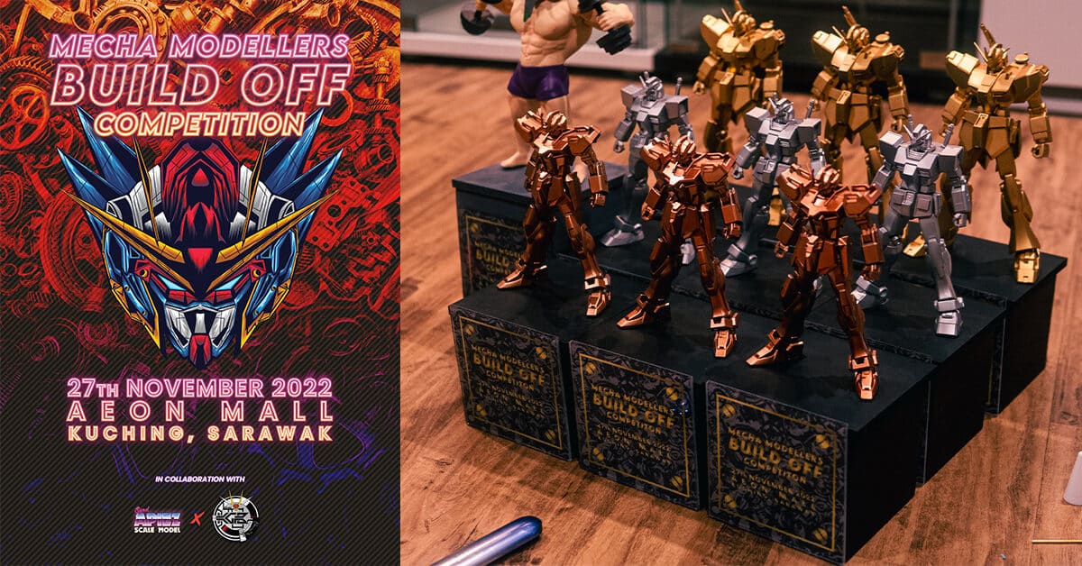 Diadakan Di Aeon Mall Kuching, Mecha Modellers Build Off Akan Berlangsung Mulai 26 November Ini