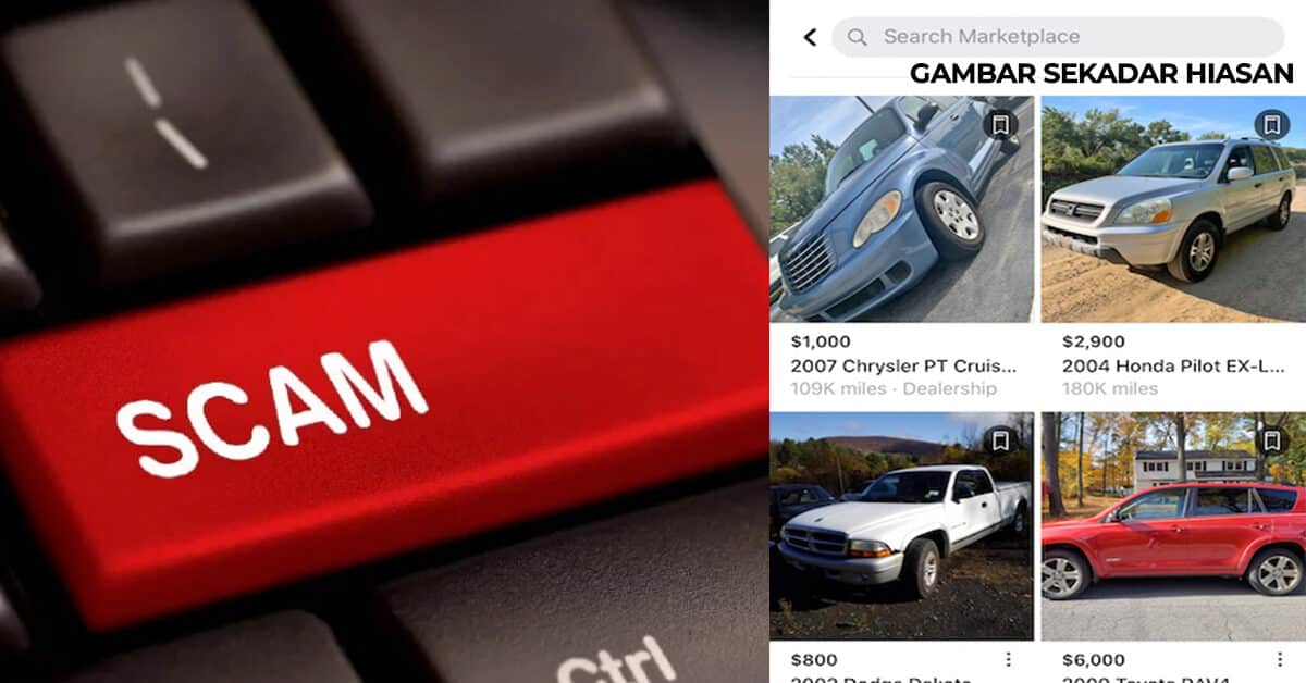 Rugi RM850K, Kerani Dari Sibu Ditipu Scam Kereta Terpakai Dalam Talian