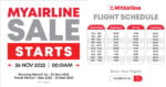 Dari RM48, Tiket MYAirline Sudah Dibuka Untuk Tempahan Sehingga 30 November Ini