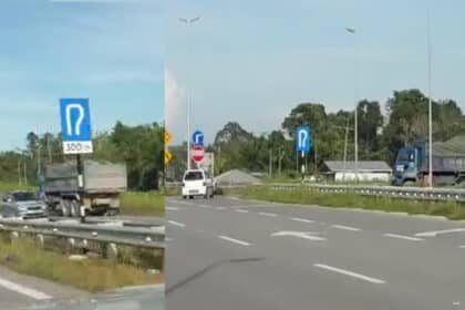 Dirakam Di Jajaran Julau-Sarikei, Beberapa Lori Dilihat Memandu Lawan Arus