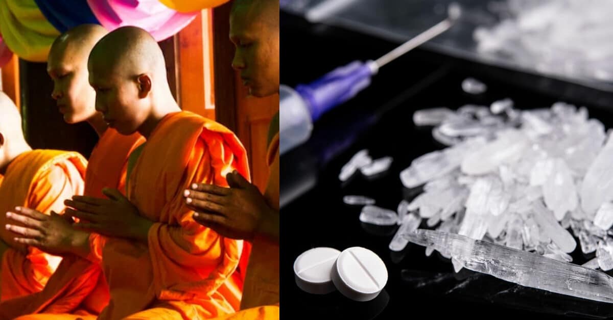 Semua Gagal Ujian Dadah, Sebuah Kuil Buddha Di Thailand Kini Tanpa Sami