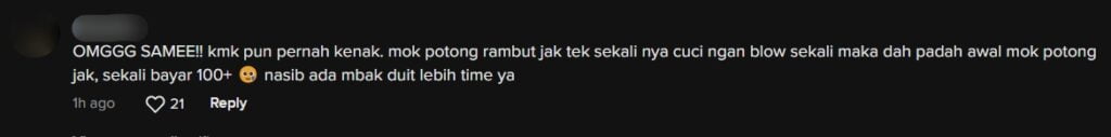Salon 'Cekik Darah' Di Plaza Merdeka, Pelanggan Ini Luah Rasa Kesal Ditipu Harga Yang Ditawarkan
