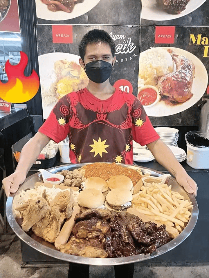Ada Set Talam Sotong Gergasi, Anda Perlu Cuba Hidangan Lazat Ini Di Area24 Kuching