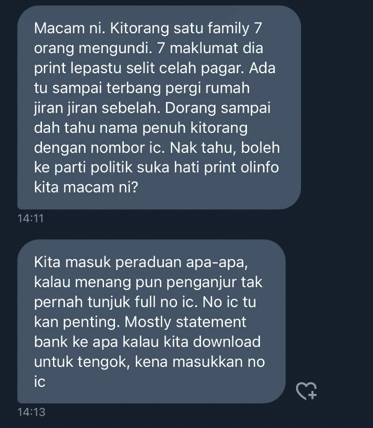 Kempen Via WhatsApp, Netizen Risau Data Peribadi Mereka Diceroboh Parti Politik