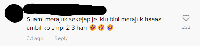 Merajuk Sampai Jalan Kaki, Netizen Terhibur Lihat Si Isteri Cuba Pujuk Suami