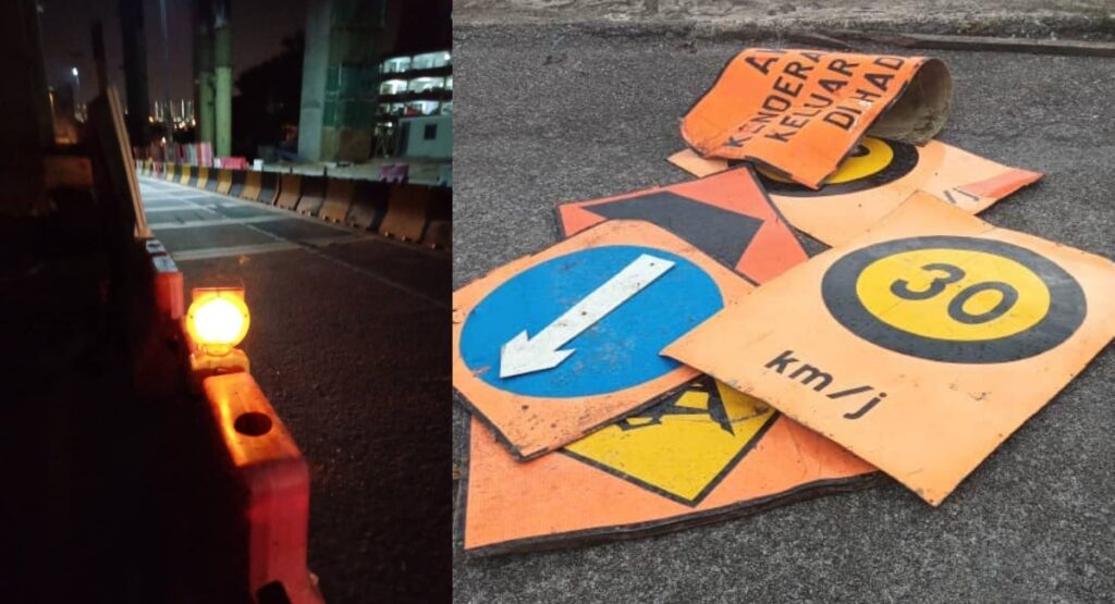 Peralatan Trafik Habis Dicuri, Tular Perilaku Vandalisme Di Jalan Pan Borneo