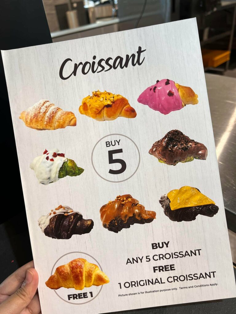Dari Manis Ke Savuri, Anda Wajib Cuba Pelbagai Jenis Croissant Di Aeon Mall Kuching