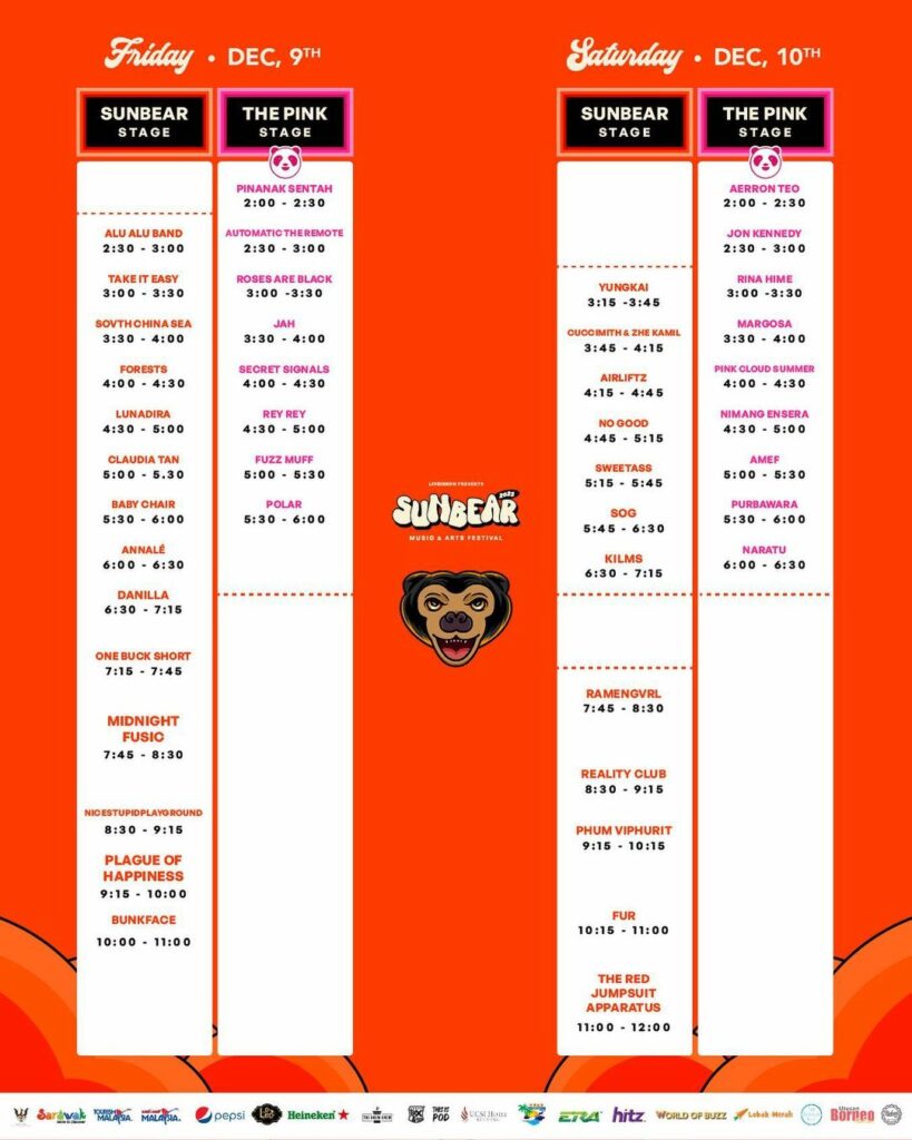 Bermula Hari Ini, Barisan Artis Hebat Bakal Meriahkan Sunbear Festival Di Sarawak Cultural Village