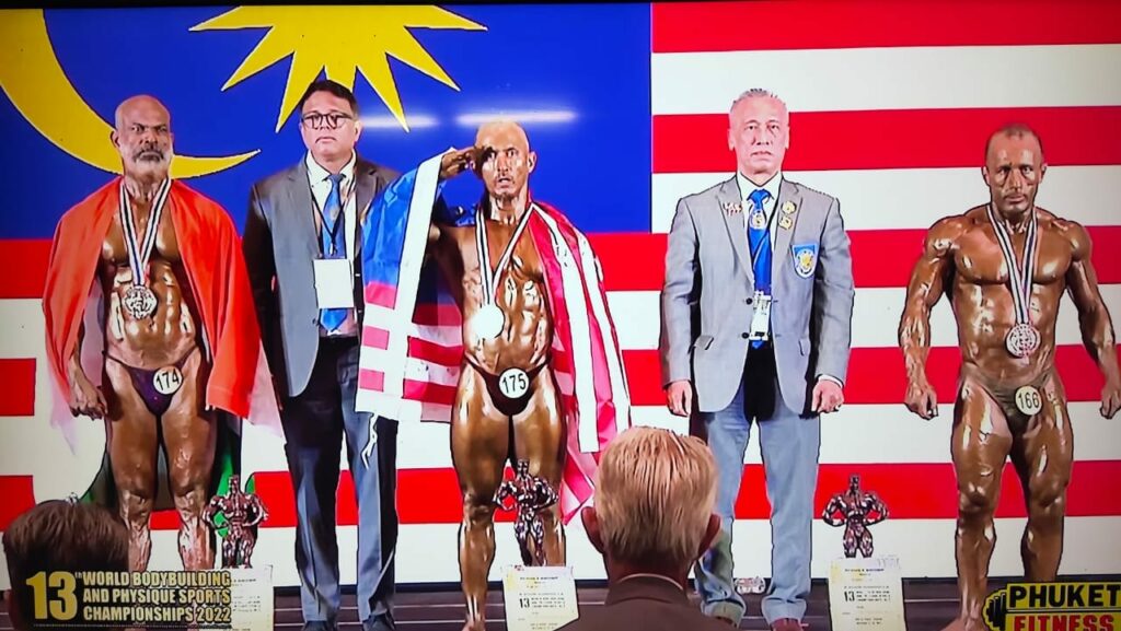 Jaguh Bina Badan Sarawak, Buda Dan Dr Malvern Unggul Rangkul Emas Di Bumi Thailand