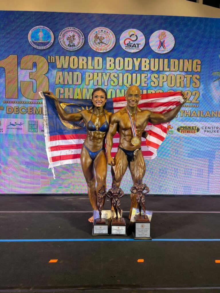 Jaguh Bina Badan Sarawak, Buda Dan Dr Malvern Unggul Rangkul Emas Di Bumi Thailand