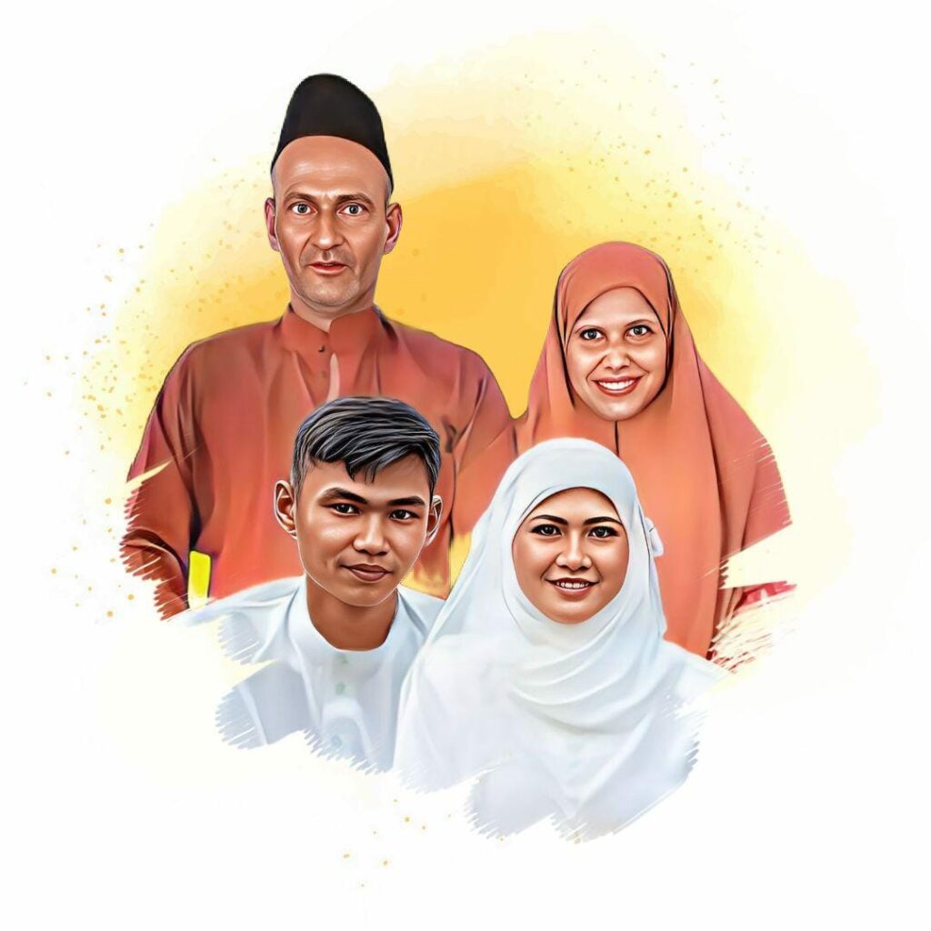 Wanita Dari Kuching Ini Gembira Netizen Edit Gambar Kahwin Bersama Arwah Ibu