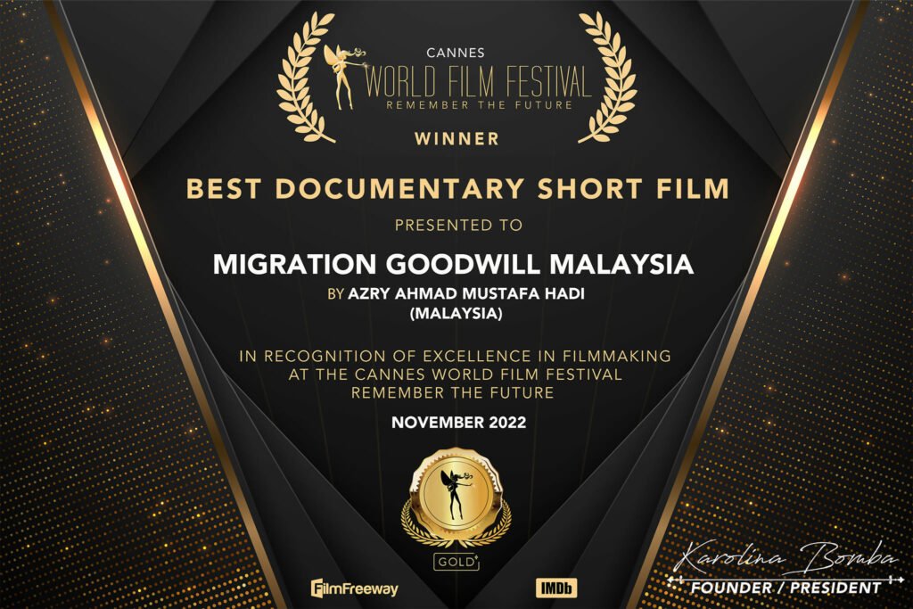 Dokumentari Perpaduan Agama Di Miri Dinobat Pemenang Festival Filem Dunia Cannes