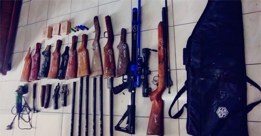Baiki Senjata Secara Haram Demi Tambah Pendapatan, Seorang Lelaki Ditangkap Polis Di Serian