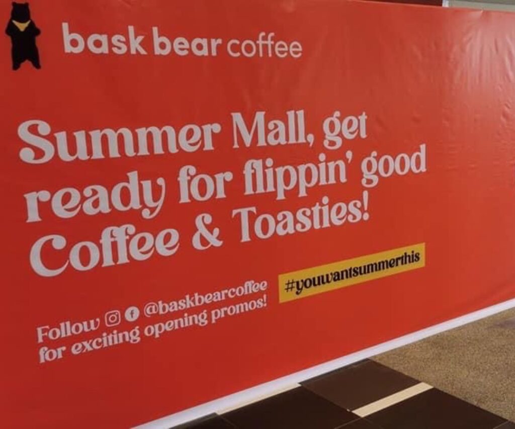 Berita Baik Buat Warga Samarahan, Bask Bear Coffee Bakal Buka Cawangan Baru Di Summer Mall