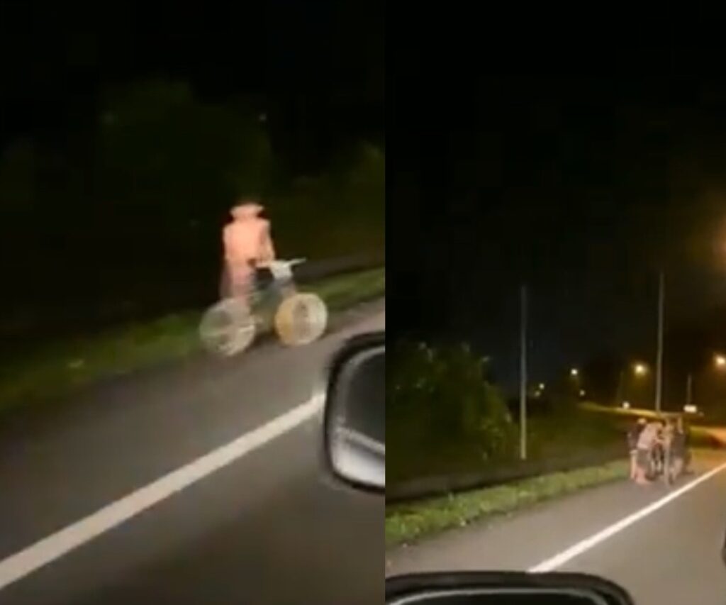 Tular Aksi Kanak-Kanak Berbasikal Tengah Malam Di Bintulu Persis ‘Basikal Lajak’ Buat Netizen Risau